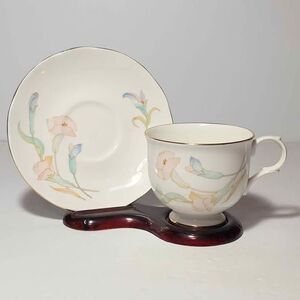 Sadler Teacup and Saucer Wellington Pink Flowers